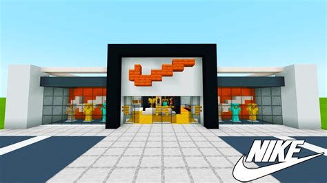 nike schuh minecraf bauen|simple Nike store Minecraft.